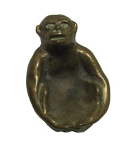 Load image into Gallery viewer, Monkey Gorilla Ape Tray Solid Bronze Brass Card Tip Ring Coin Trinket Art Statue