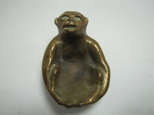 Load image into Gallery viewer, Monkey Gorilla Ape Tray Solid Bronze Brass Card Tip Ring Coin Trinket Art Statue