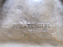 Load image into Gallery viewer, PIRATE GIRL Antique Cast Iron Doorstop Decorative Art Statue Sword Detailed