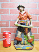 Load image into Gallery viewer, PIRATE GIRL Antique Cast Iron Doorstop Decorative Art Statue Sword Detailed