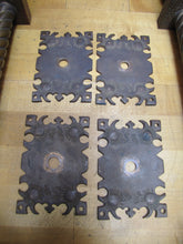 Load image into Gallery viewer, Antique Pair Bronze Decorative Art Gothic Door Handle Pulls Archictural Hardware