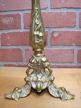 Load image into Gallery viewer, Art Nouveau Decorative Arts Bronze Candlesticks Pair Candle Holders 19c Antique