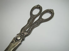 Load image into Gallery viewer, TIFFANY OLYMPIAN GRAPE SHEARS RIBBON PULL Antique Sterling Silver Ornate