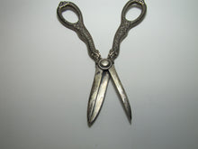 Load image into Gallery viewer, TIFFANY OLYMPIAN GRAPE SHEARS RIBBON PULL Antique Sterling Silver Ornate