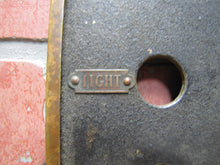 Load image into Gallery viewer, ELEVATOR Antique Bronze Panel LIGHT UP DOWN SAFETY Button Hole Building Hardware