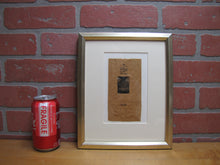 Load image into Gallery viewer, UNION CAMP 1/2 TIGER KITTY KAT CAT ARTWORK Unique Framed Art Paperbag Signed