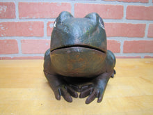 Load image into Gallery viewer, FROG Old Cast Iron Large Doorstop Decorative Yard Garden Art Statue HD 13+lbs