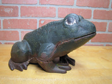 Load image into Gallery viewer, FROG Old Cast Iron Large Doorstop Decorative Yard Garden Art Statue HD 13+lbs