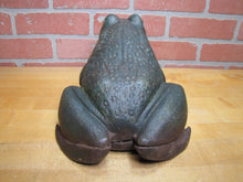 Load image into Gallery viewer, FROG Old Cast Iron Large Doorstop Decorative Yard Garden Art Statue HD 13+lbs
