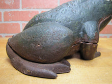 Load image into Gallery viewer, FROG Old Cast Iron Large Doorstop Decorative Yard Garden Art Statue HD 13+lbs