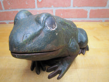 Load image into Gallery viewer, FROG Old Cast Iron Large Doorstop Decorative Yard Garden Art Statue HD 13+lbs