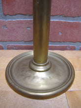 Load image into Gallery viewer, ARCHER & WARNER MAKERS PHILADELPHIA Antique Brass Candlestick Candle Holder 19c