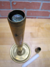 Load image into Gallery viewer, ARCHER & WARNER MAKERS PHILADELPHIA Antique Brass Candlestick Candle Holder 19c