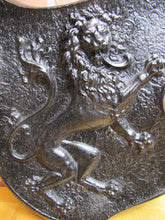 Load image into Gallery viewer, Griffin & Lion Old Cast Iron Decorative Arts Plaques Signs Art High Relief