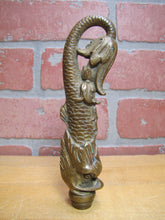 Load image into Gallery viewer, DAUPHIN KOI DEVIL FISH Antique Bronze Decorative Arts Finial Hardware Element