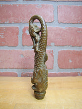 Load image into Gallery viewer, DAUPHIN KOI DEVIL FISH Antique Bronze Decorative Arts Finial Hardware Element