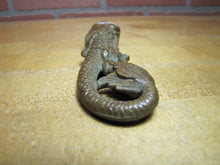 Load image into Gallery viewer, DAUPHIN KOI DEVIL FISH Antique Bronze Decorative Arts Finial Hardware Element