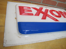 Load image into Gallery viewer, EXXON Original Gas Station Sign Red White Blue Americana Embossed Blow Mold Ad