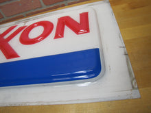 Load image into Gallery viewer, EXXON Original Gas Station Sign Red White Blue Americana Embossed Blow Mold Ad