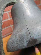 Load image into Gallery viewer, USN UNITED STATES NAVY Old Brass Nickel Bell w Bracket Nautical Ship Boat C-58
