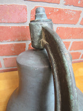 Load image into Gallery viewer, USN UNITED STATES NAVY Old Brass Nickel Bell w Bracket Nautical Ship Boat C-58
