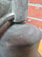 Load image into Gallery viewer, USN UNITED STATES NAVY Old Brass Nickel Bell w Bracket Nautical Ship Boat C-58