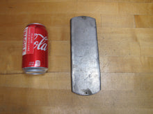 Load image into Gallery viewer, THE KEY SHOP Antique Reverse on Chip Scalloped Glass Advertising Sign ROG