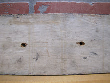 Load image into Gallery viewer, LEAH KOHLER VIOLIN STUDIO Antique Gold & Black Smaltz Painted Wood Ad Sign