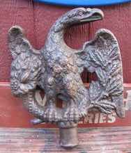 Load image into Gallery viewer, 19c SUPER ROYAL COLUMBIAN PRINTING PRESS ANTIQUE CAST IRON EAGLE COUNTERWEIGHT