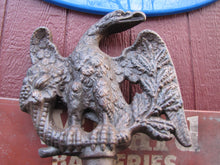 Load image into Gallery viewer, 19c SUPER ROYAL COLUMBIAN PRINTING PRESS ANTIQUE CAST IRON EAGLE COUNTERWEIGHT