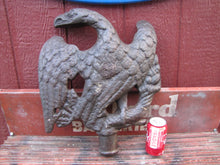 Load image into Gallery viewer, 19c SUPER ROYAL COLUMBIAN PRINTING PRESS ANTIQUE CAST IRON EAGLE COUNTERWEIGHT