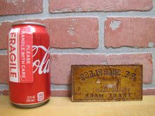 Load image into Gallery viewer, P.E. SHARPLESS COW TM Antique Penna Co Advertising Wooden Butter Pat Stamp Mold