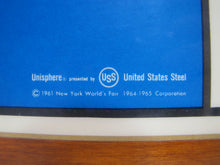 Load image into Gallery viewer, 1964 1965 NEW YORK WORLDS FAIR MOTOR CLUB OF AMERICA TICKET & INFO CENTER Sign