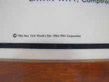 Load image into Gallery viewer, 1964 1965 NEW YORK WORLDS FAIR MOTOR CLUB OF AMERICA TICKET & INFO CENTER Sign