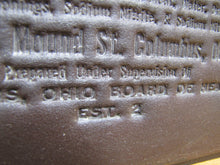 Load image into Gallery viewer, DAVID DAVIES DOUBLE D BRAND PORK ROLL Columbus Ohio Old Advertising Panel Sign