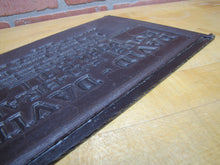 Load image into Gallery viewer, DAVID DAVIES DOUBLE D BRAND PORK ROLL Columbus Ohio Old Advertising Panel Sign