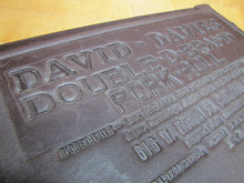 Load image into Gallery viewer, DAVID DAVIES DOUBLE D BRAND PORK ROLL Columbus Ohio Old Advertising Panel Sign