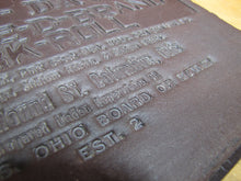 Load image into Gallery viewer, DAVID DAVIES DOUBLE D BRAND PORK ROLL Columbus Ohio Old Advertising Panel Sign