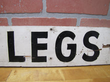 Load image into Gallery viewer, FROG LEGS Folk Art Wooden Restaurant Boardwalk Food Vintage Advertising Sign