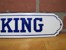 Load image into Gallery viewer, NO SMOKING Old Porcelain Sign Subway Railroad Shop Doctor Dentist Restaurant Pub