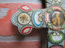 Load image into Gallery viewer, Micro Mosaic Old Cross Crucifix Roma Pius XI Italy Ornate Fine Exquisite Artwork