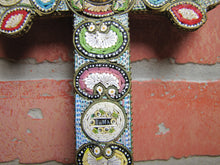 Load image into Gallery viewer, Micro Mosaic Old Cross Crucifix Roma Pius XI Italy Ornate Fine Exquisite Artwork