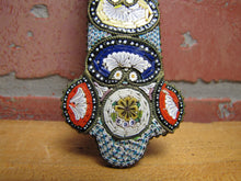 Load image into Gallery viewer, Micro Mosaic Old Cross Crucifix Roma Pius XI Italy Ornate Fine Exquisite Artwork