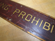 Load image into Gallery viewer, SMOKING PROHIBITED Old Railroad Train Station Safety Ad Sign Subway Trolley RR