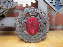 Load image into Gallery viewer, EUROPEAN TOUR 11 Original Old Car Club Badges Mounted on Bumper Bracket Sign Ad
