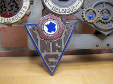 Load image into Gallery viewer, EUROPEAN TOUR 11 Original Old Car Club Badges Mounted on Bumper Bracket Sign Ad