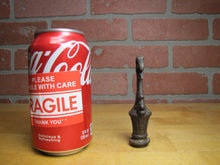 Load image into Gallery viewer, EAGLE Old Brass Decorative Arts Figural Birds Head Tongue Out Feathers Finial