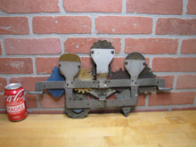 Load image into Gallery viewer, EUROPEAN TOUR 11 Original Old Car Club Badges Mounted on Bumper Bracket Sign Ad