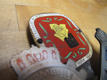 Load image into Gallery viewer, EUROPEAN TOUR 11 Original Old Car Club Badges Mounted on Bumper Bracket Sign Ad