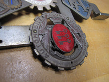Load image into Gallery viewer, EUROPEAN TOUR 11 Original Old Car Club Badges Mounted on Bumper Bracket Sign Ad